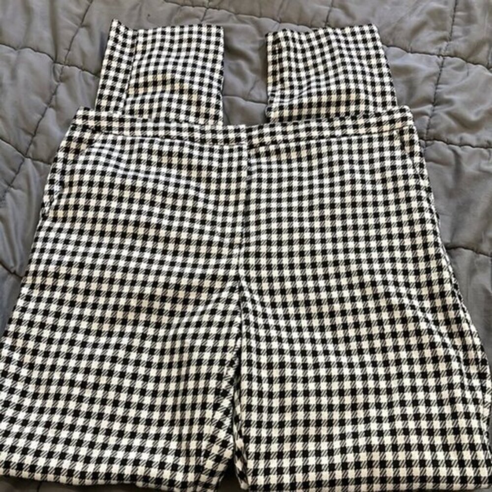 Atmosphere Black White Gingham Pants Size UK10 GUC #3217